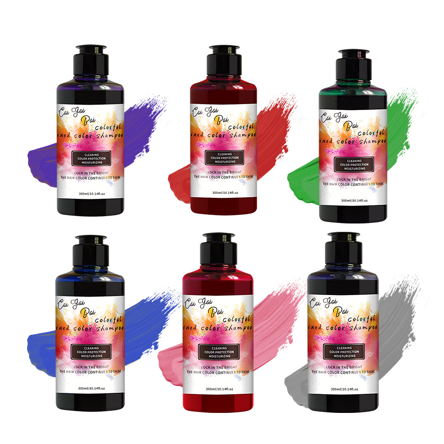 OEM/ODM for temporary, deposit-only hair color shampoos. Purple anti-yellow and tinted options. Low-MOQ, custom shades, ISO 22716/GMP.